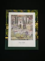 Gustav Klimt Bild Chiesa a Cassone handbemalter Rahmen