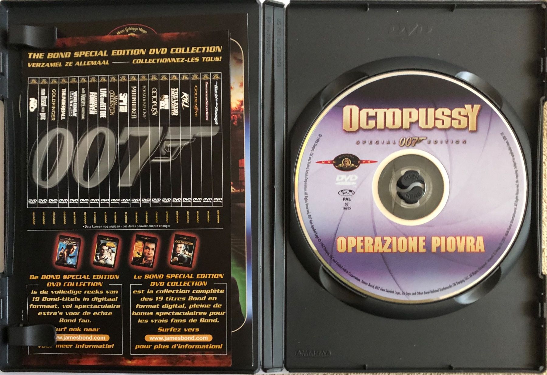 Tutti i DVDs: JAMES BOND - OCTOPUSSY – Usato da Poliez-Pittet venduto da Newtown-Records 2