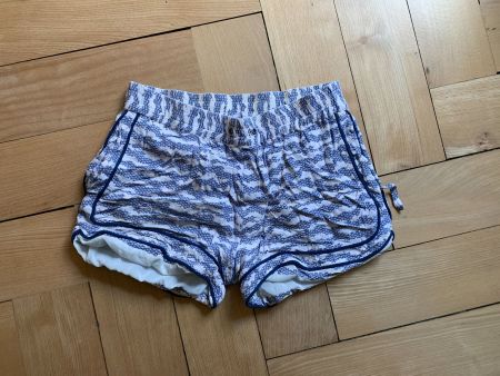 SECOND FEMALE - Shorts blau-weiss gemustert S