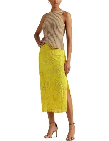 Trendy Luxury beaded Ralph Lauren Ibiza Skirt