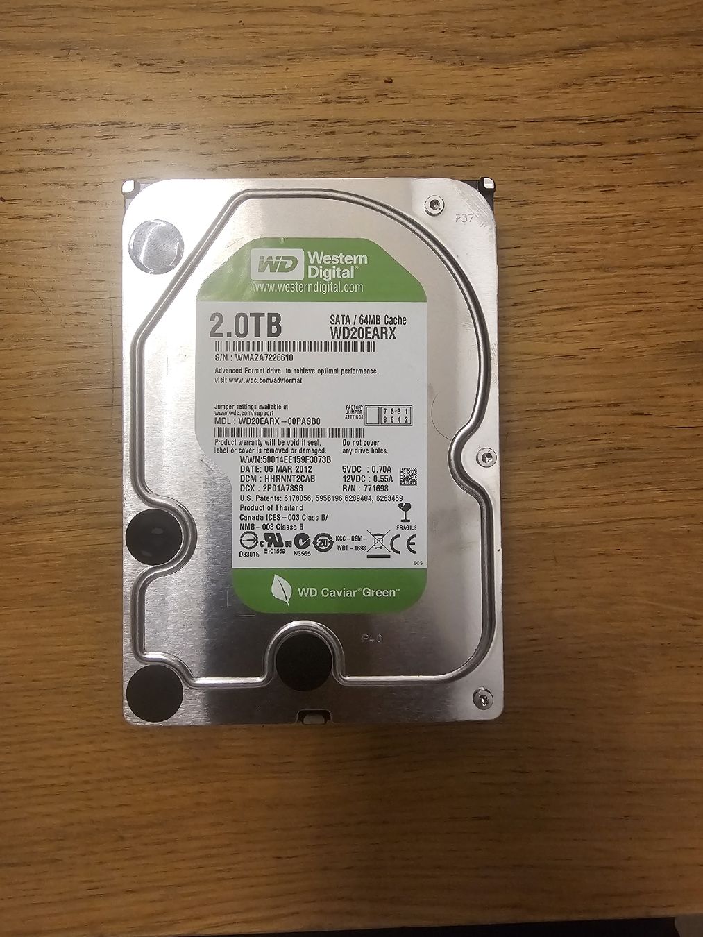 Western Digital Harddisks: HDD 2TB - Western Digital – Neu (gemäss Beschreibung) aus Dottikon von b-brain