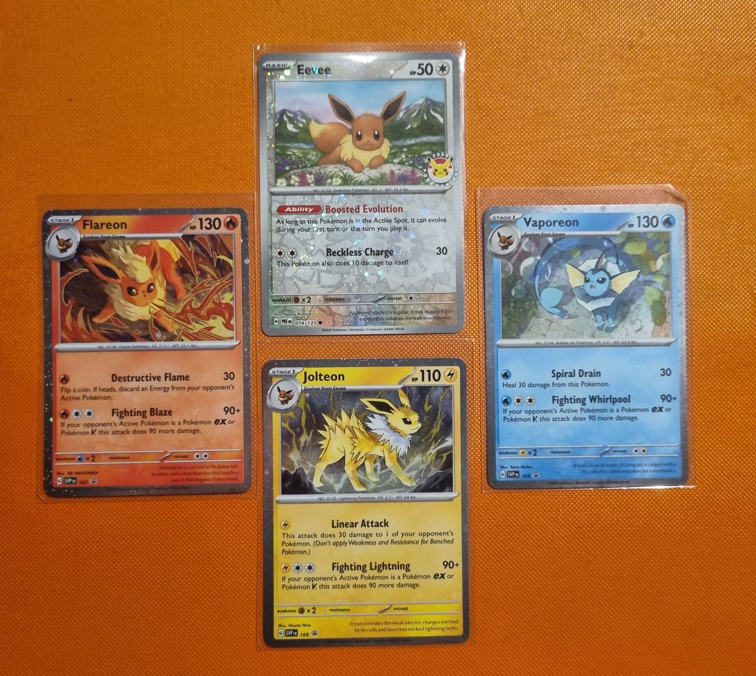 Pokémon Sammelbilder & Trading cards: Eevee / Evoli Mega Kartenbundle Englisch inklusive 4x Promos – Gebraucht aus Bichelsee von Kompiuter 1