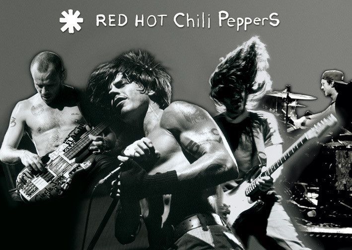 Poster & Bilder: Poster Red Hot Chili Peppers Montage – Neu und originalverpackt aus Schwyz von rs-trend