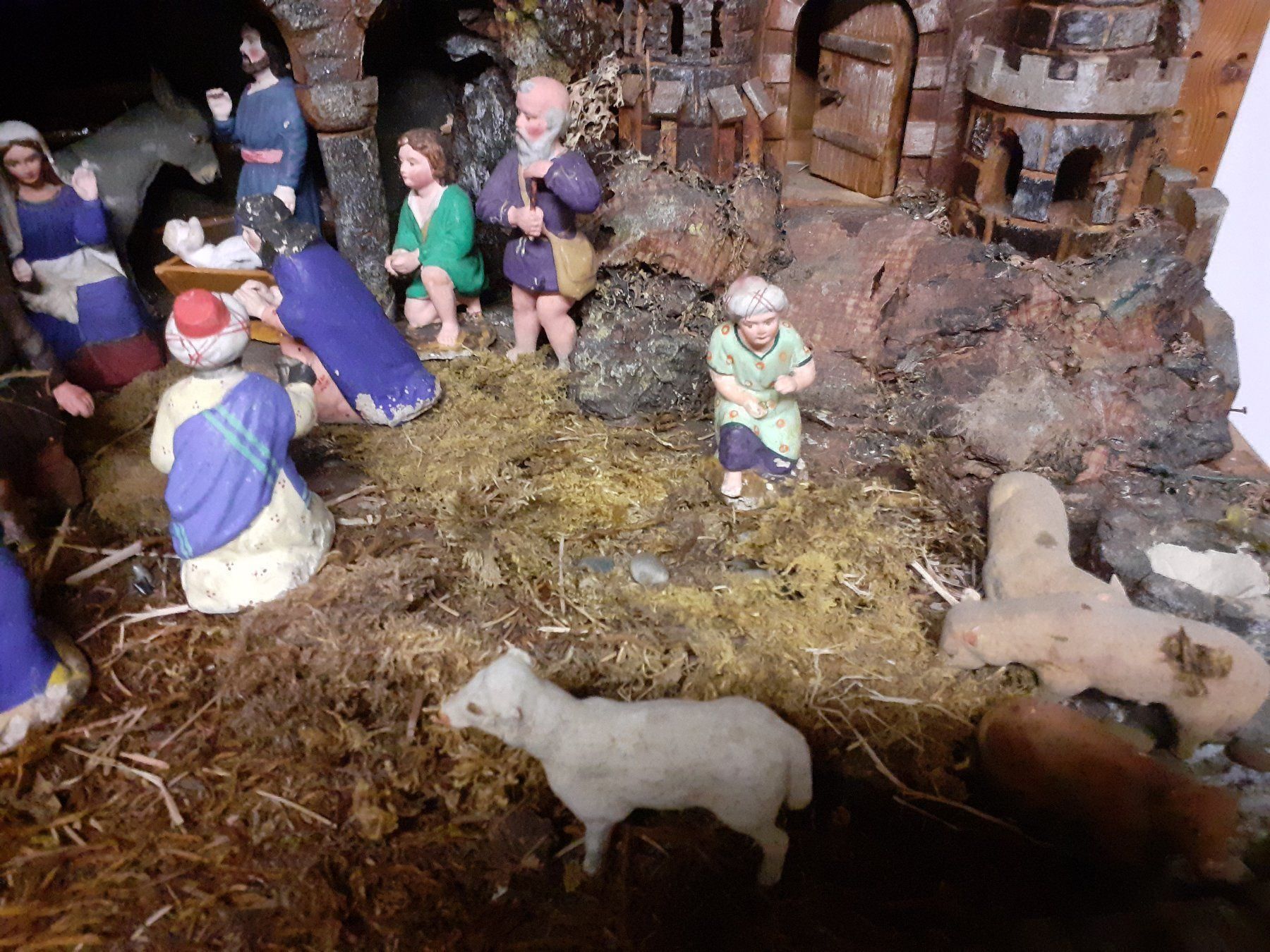 Tutte le decorazioni: grosse antike Weihnachtskrippe – Usato da Bischofszell venduto da Joachim-115 3