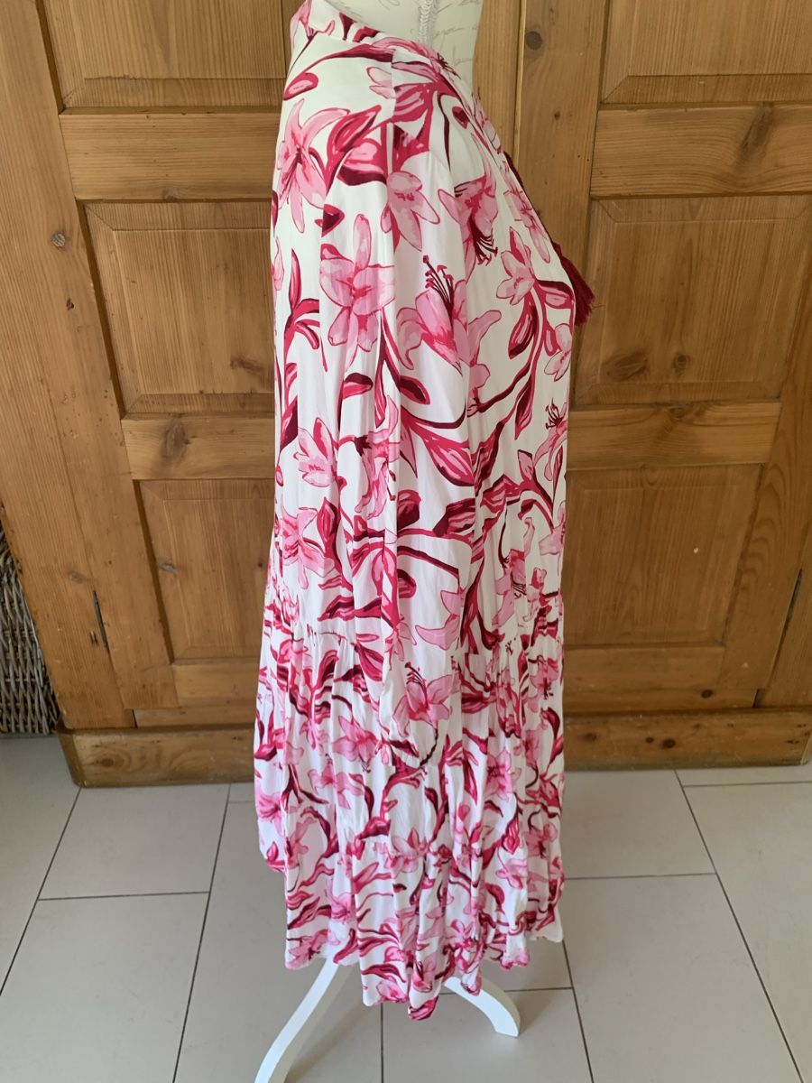 Vestiti: Tunika/Kleid pink weiss Gr. 46 – Usato da Ellikon an der Thur venduto da Bali1999 5