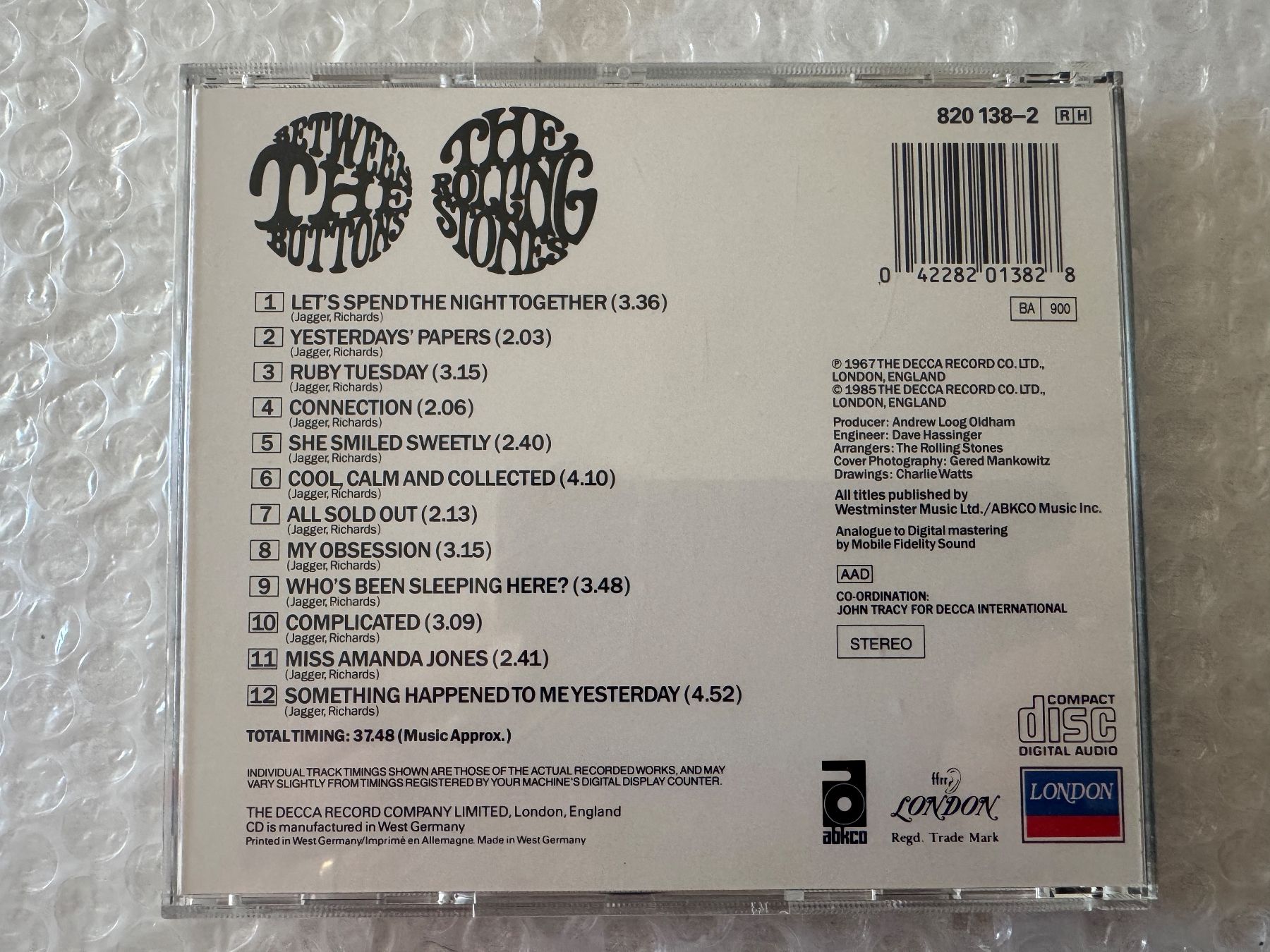 CDs: The Rolling Stones - Between the Buttons – Neu (gemäss Beschreibung) aus Duggingen von Kisha010 2