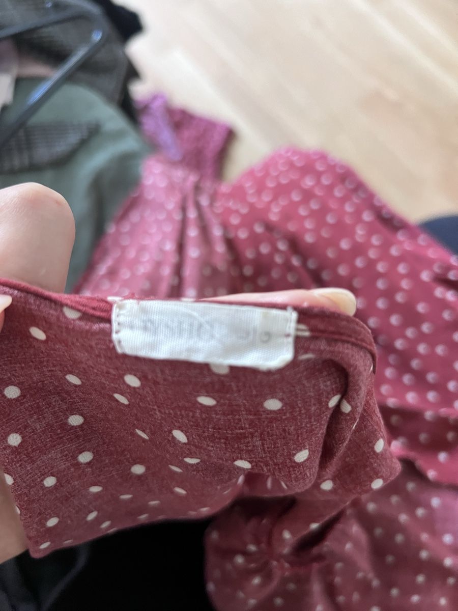 Oysho Kleider: Wickelkleid rot mit Punkten – Gebraucht aus Zürich von Mira1310 3