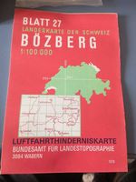 Alte Landkarte Schweiz, Blatt 27, Bözberg 1:100 000