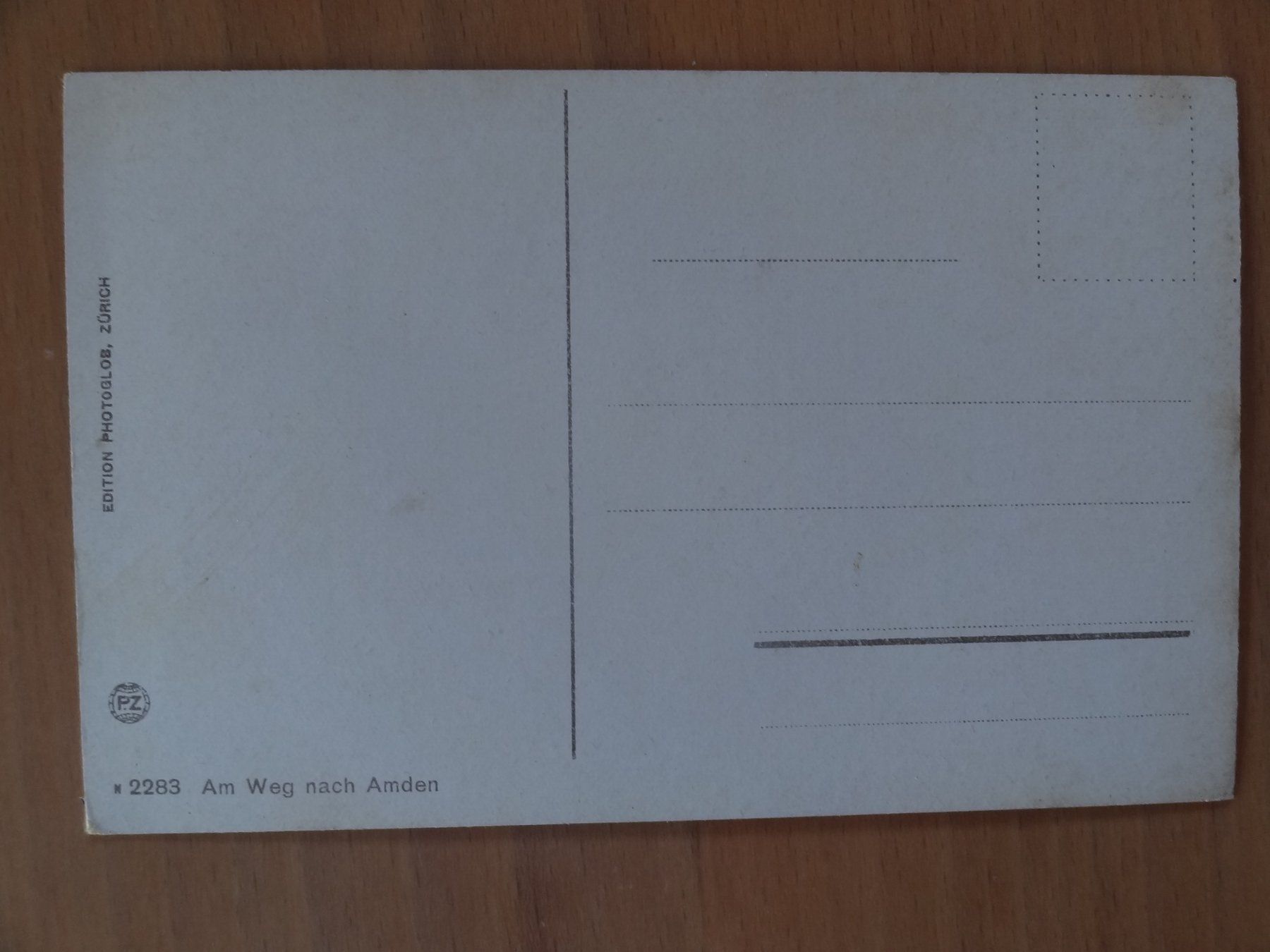 Cartoline postali: Am Weg nach Amden - SG – Usato da St Léonard venduto da Riglin 1