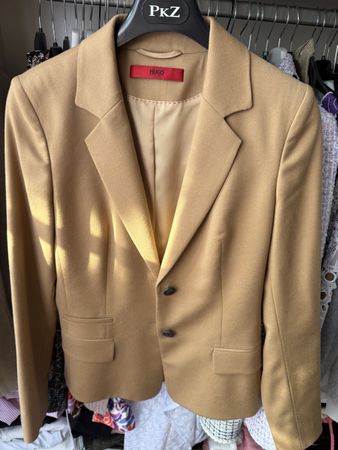 Hugo Boss Sakko Damen Gr. 36 Beige Sommer/Frühling Elegant