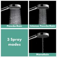 Hansgrohe Rainfinity Handbrause – 3 Strahlarten