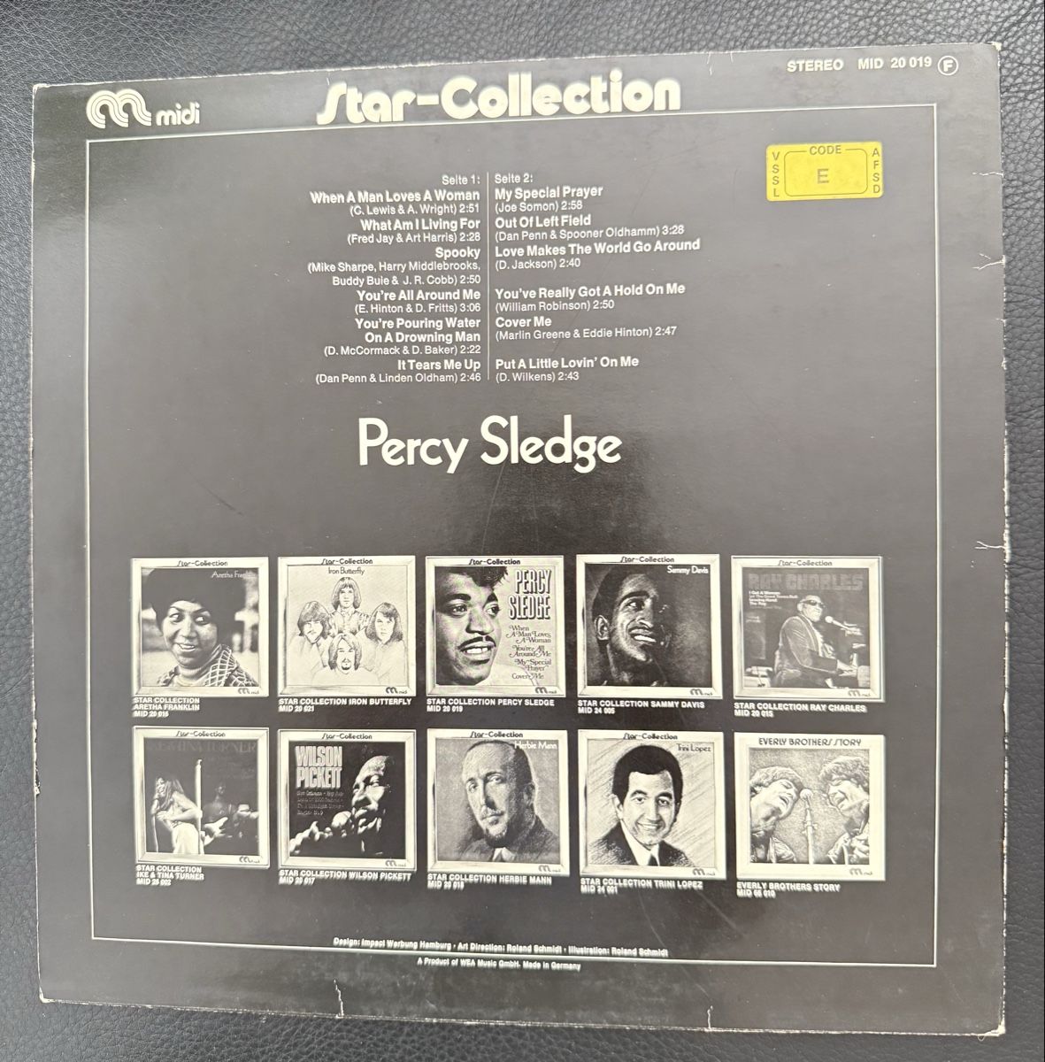Dischi in vinile: Vinyl Percy Sledge Star-Collection Schallplatte – Usato da Goldach venduto da Donpancho 1