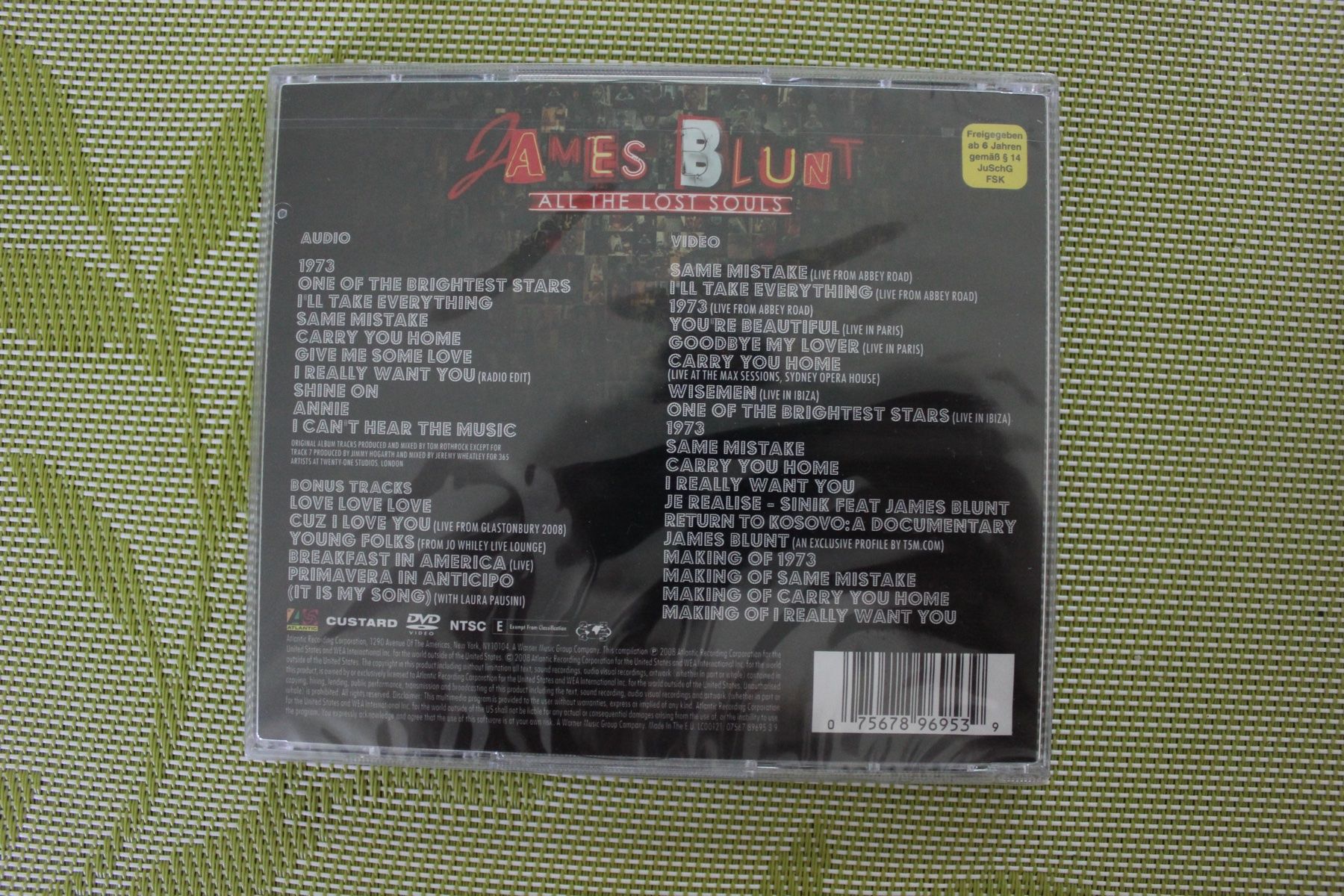 CD: JAMES BLUNT "ALL THE LOST SOULS" CD+DVD NEUWARE – Nuovo e nell'imballaggio originale da Geroldswil venduto da CD-Verkauf-2022 1