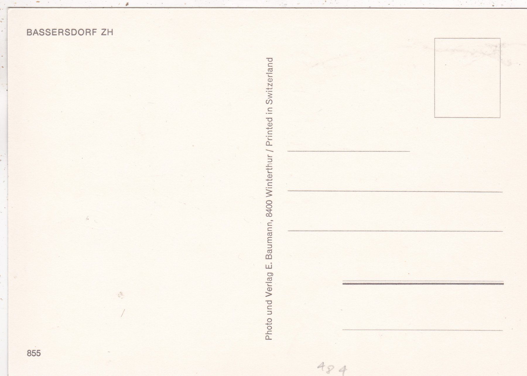 Cartoline postali: Bassersdorf ZH – Usato da Herisau venduto da Lisegrat2008 1
