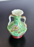 Kleine Vase bunte mit Goldgriffen