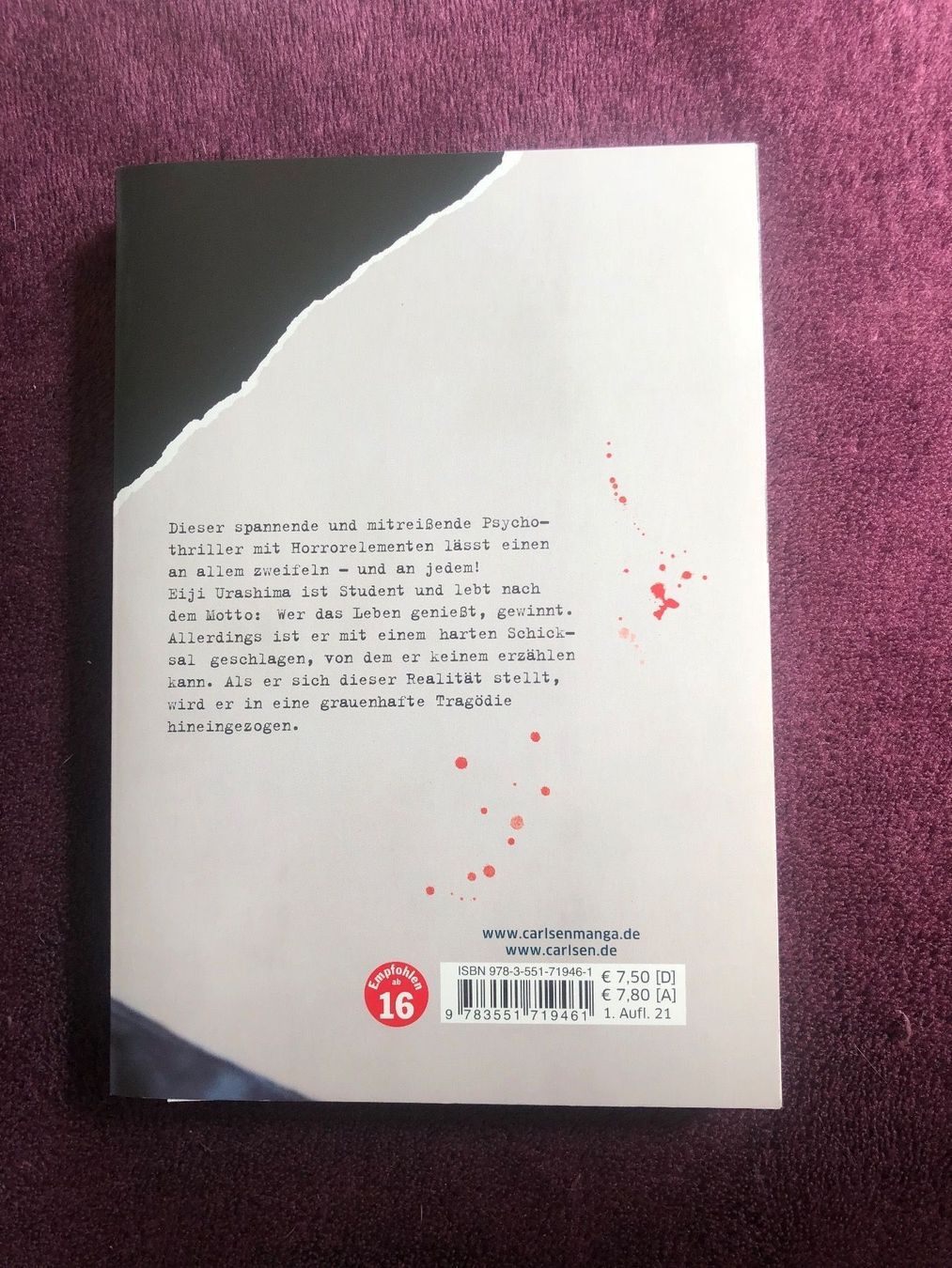Fumetti: Manga - The Killer Inside – Nuovo (secondo la descrizione) da Strengelbach venduto da 300870 1