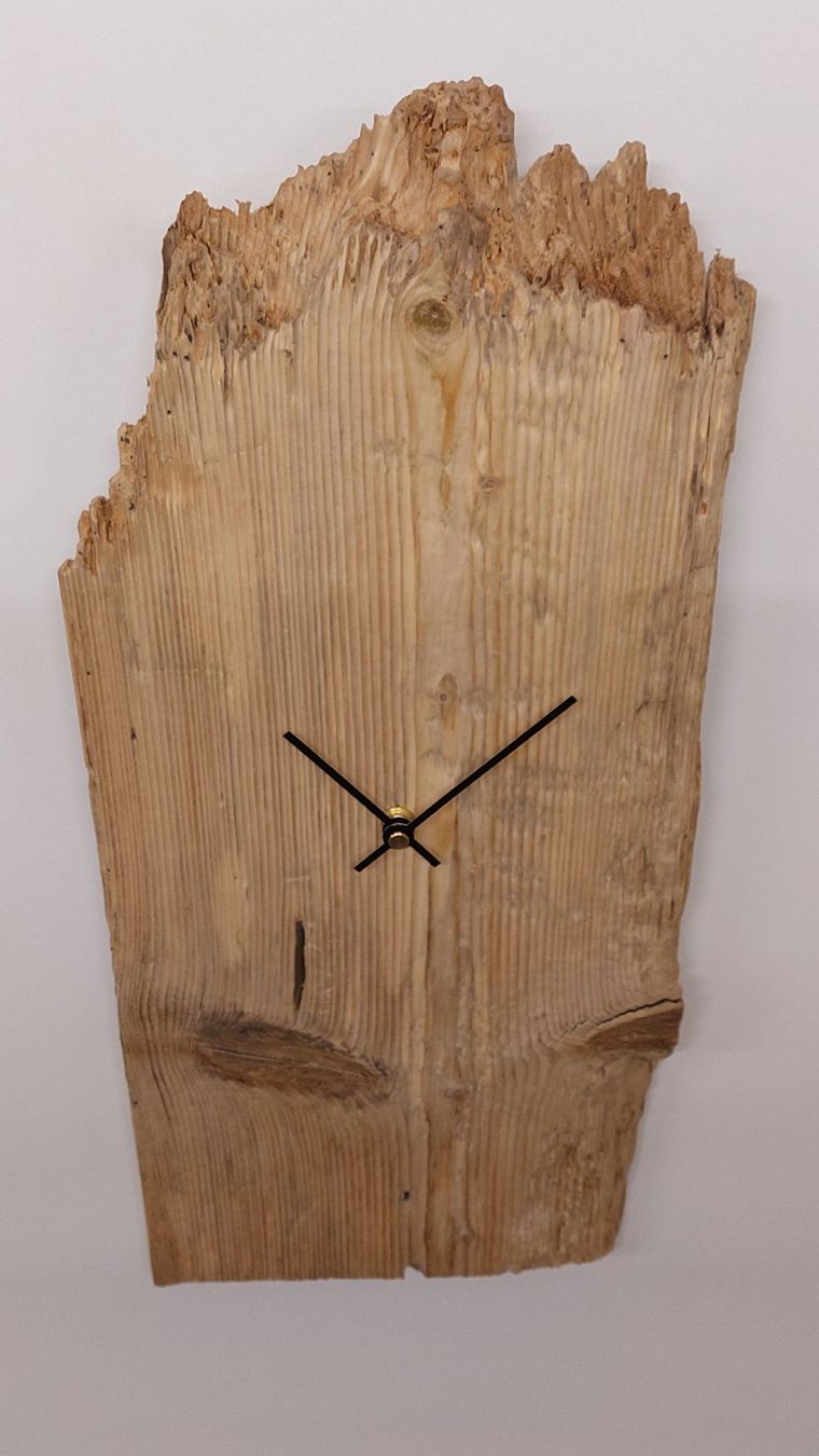 Orologi: Uhr aus einem Altholzbrett – Nuovo e nell'imballaggio originale da Egnach venduto da Oldwoodstyle 6