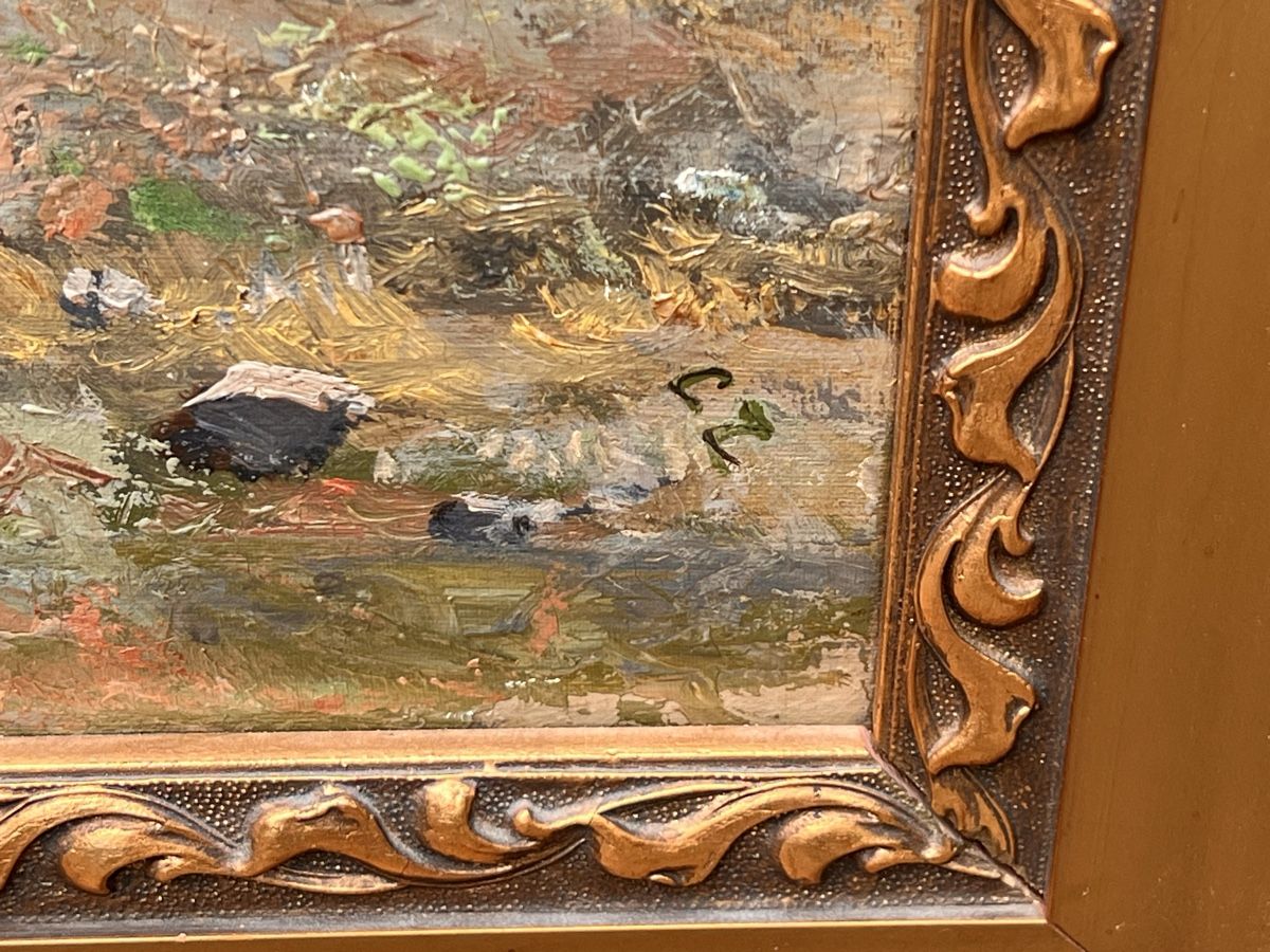 Gemälde: Antike Gemälde mit Monogramm .(26) – Gebraucht aus Glattfelden von maa_qcj8 2