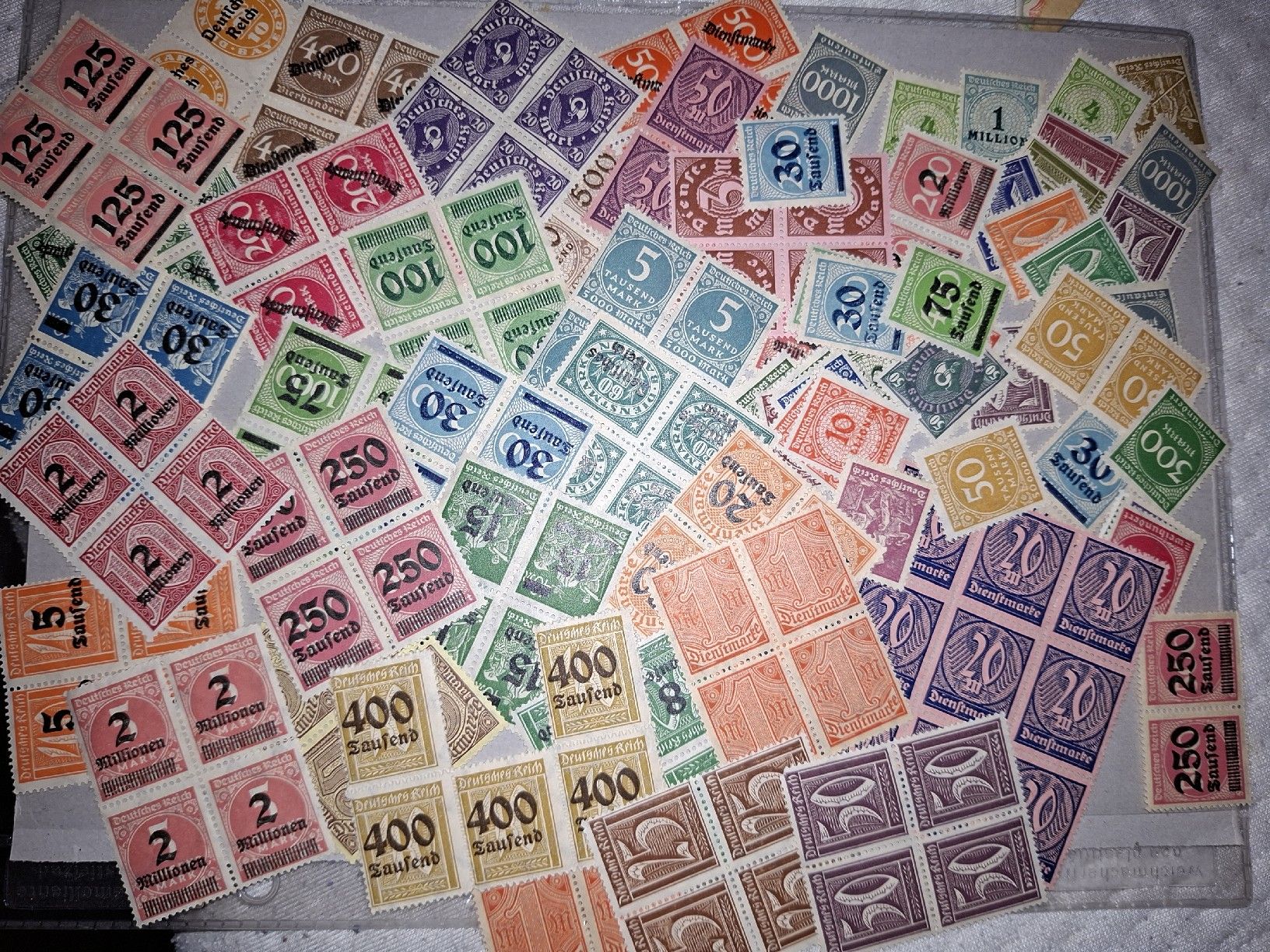 Alle Briefmarken: Briefmarken Deutsches Reich Blocks / einzelmarken  – Gebraucht aus Balgach von SIMEON27