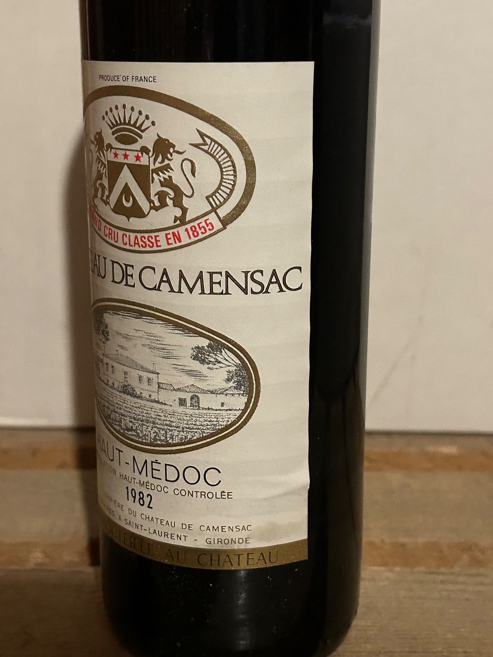 Wein: Château CAMENSAC 1982 Haut-Médoc – Neu (gemäss Beschreibung) aus Roche VD von avediscipule 3