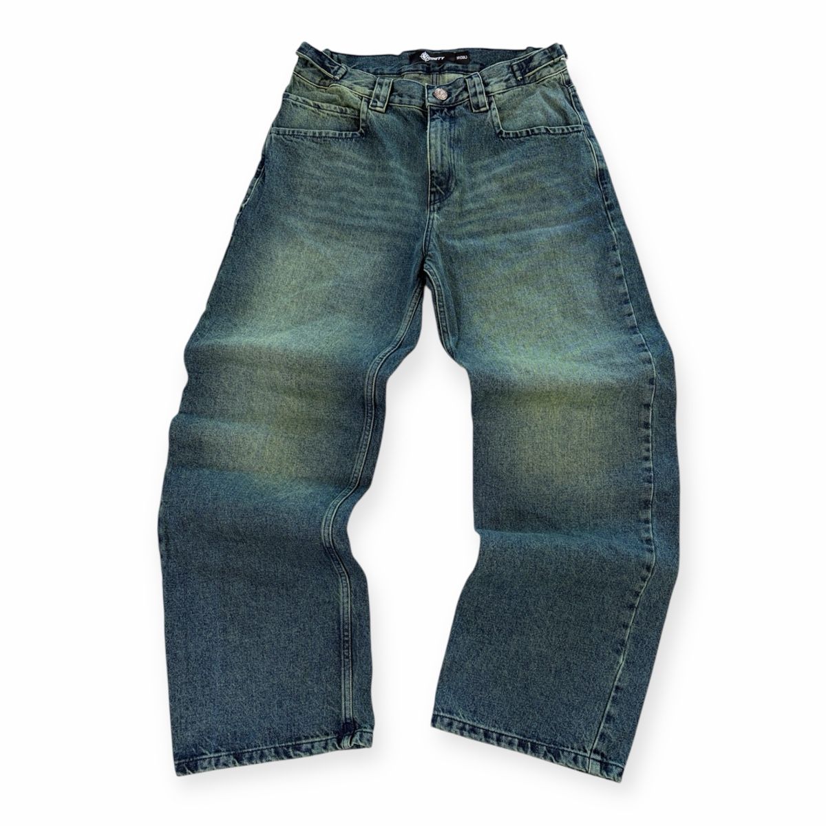 Jeans: Vicinity Jeans mit grüner Waschung – Usato da Balzers venduto da von_9pyc