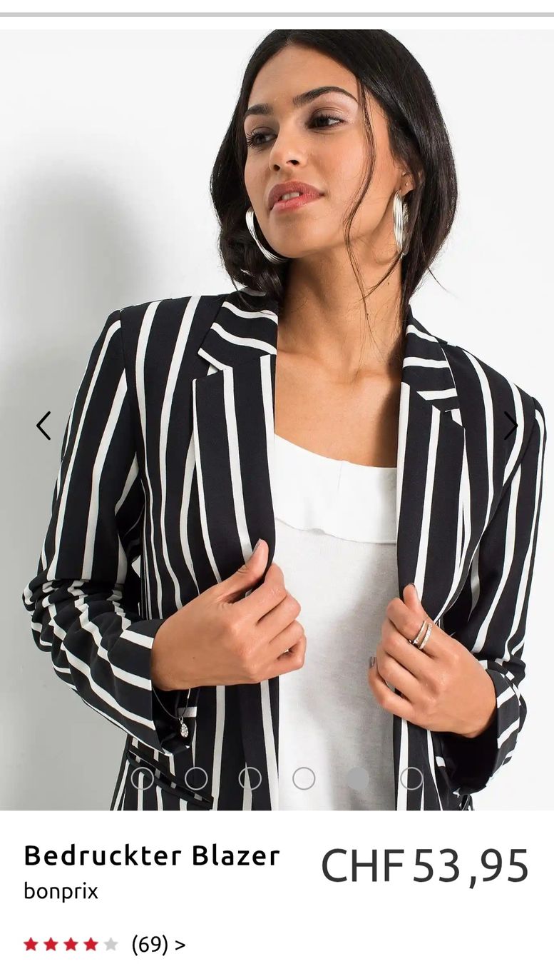 Giacche: Blazer schwarz/weiss Gr. 38 – Nuovo (secondo la descrizione) da Sursee venduto da sop_vxr7 4