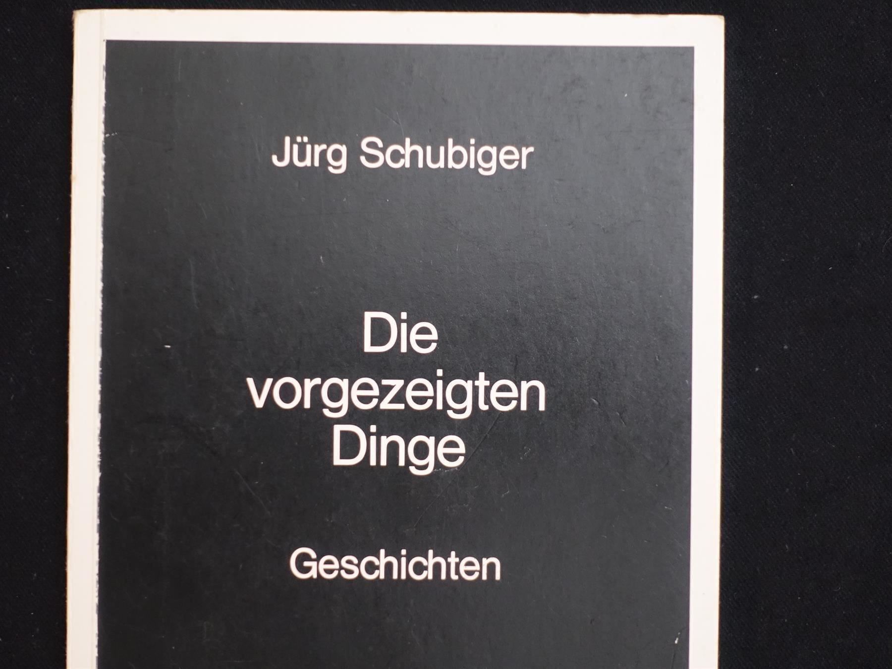 Libri: Jürg Schubiger - Franz Hohler – Usato da Gutenswil venduto da Optico