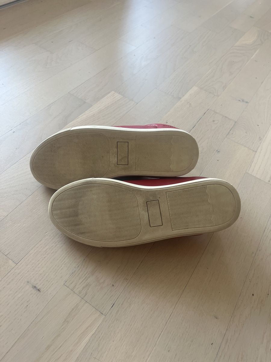 Zadig & Voltaire Damenschuhe: Zadig & Voltaire Red Leather Sneakers, Size 39 – Gebraucht aus Gland von lorainna 3