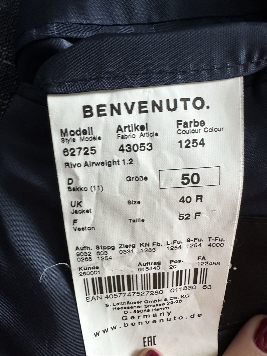 Completi: Blazer von Benvenuto Grösse 50 – Nuovo (secondo la descrizione) da Bülach venduto da leide_29 3