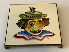 Keramik Untersetzer Basler Fasnacht ca. 15x15cm