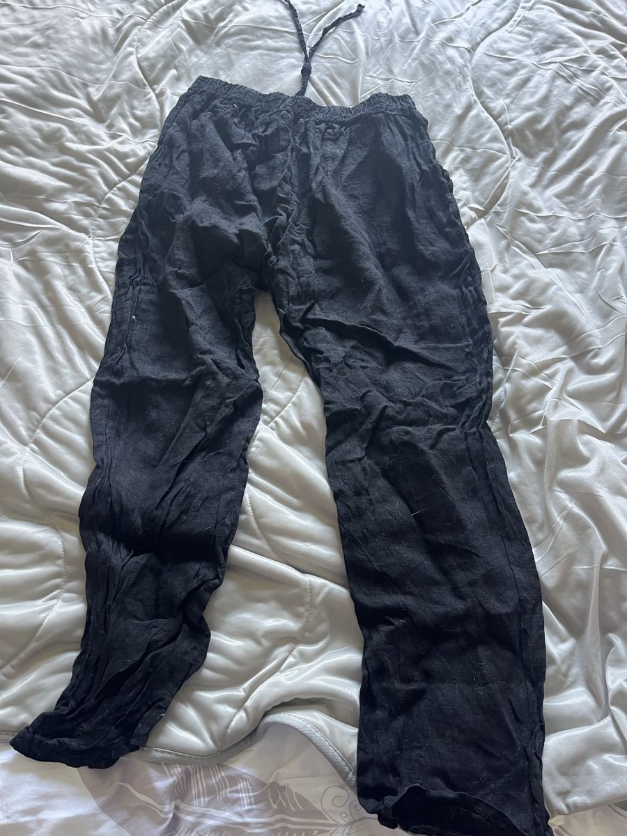 Pantaloni: Leinenhose schwarz Grösse M – Nuovo e nell'imballaggio originale da Giswil venduto da Mauritius9026 1