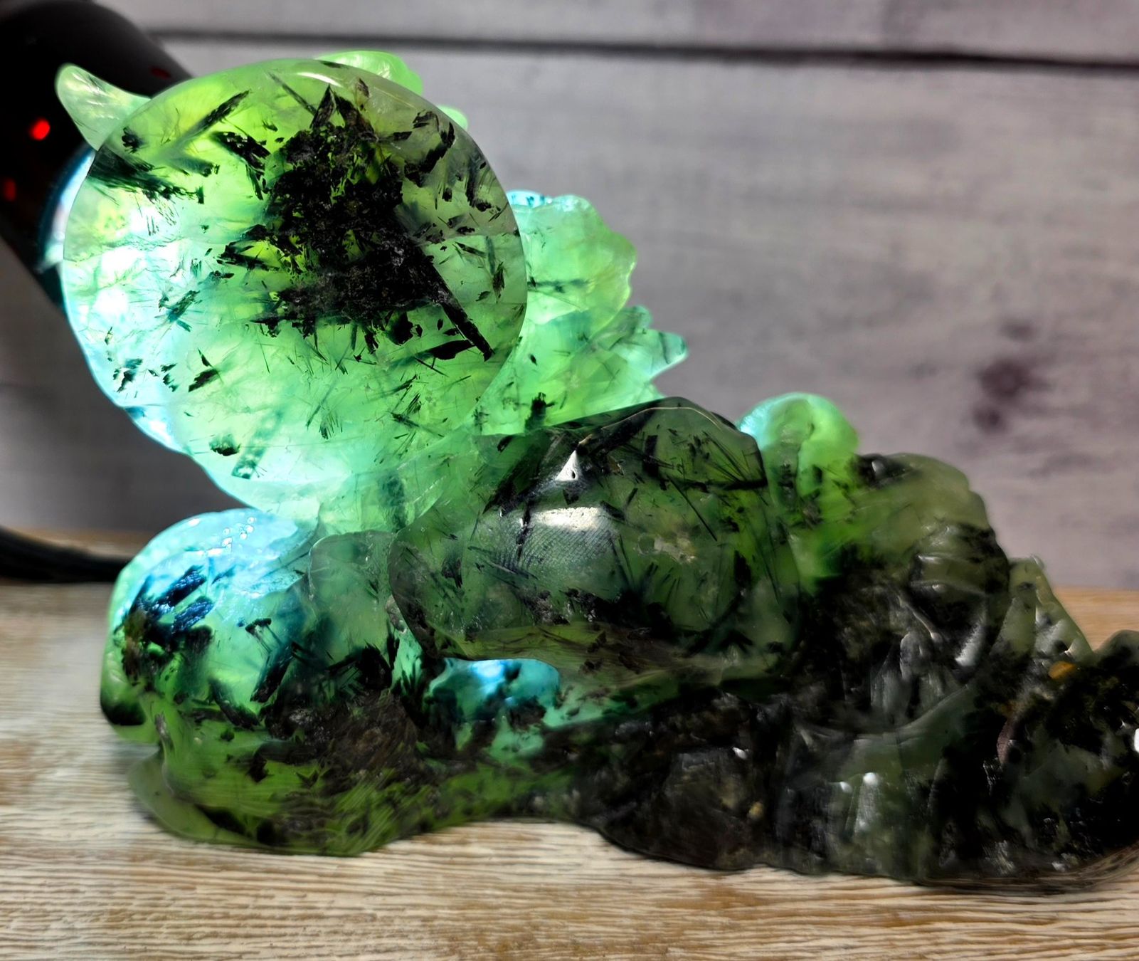 Minerali & Pietre curative: Prehnit Phönix 540g – Nuovo e nell'imballaggio originale da Matzingen venduto da Shay_Crystalz 4