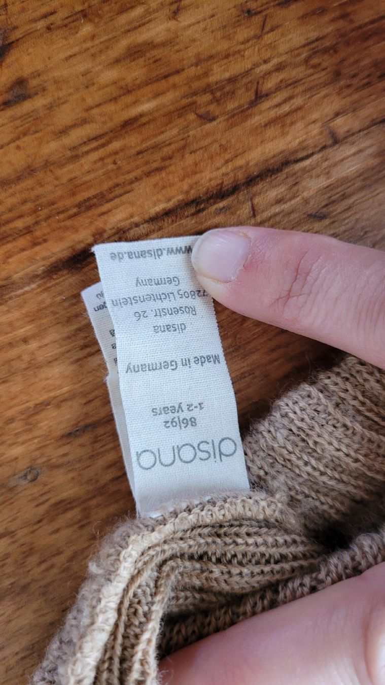 Disana Pantaloni: Schurwollenhose 86/92 – Usato da Herisau venduto da MarcoLaMaravilla1 1