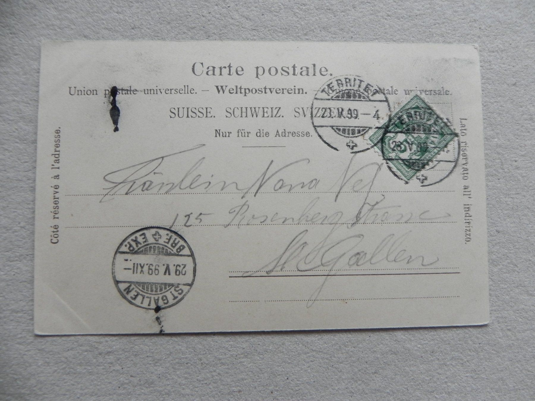 Cartes postales: Karte Chemin de Fer Terriet Glion Bahn – D'occasion à Siebnen par krimsie 1