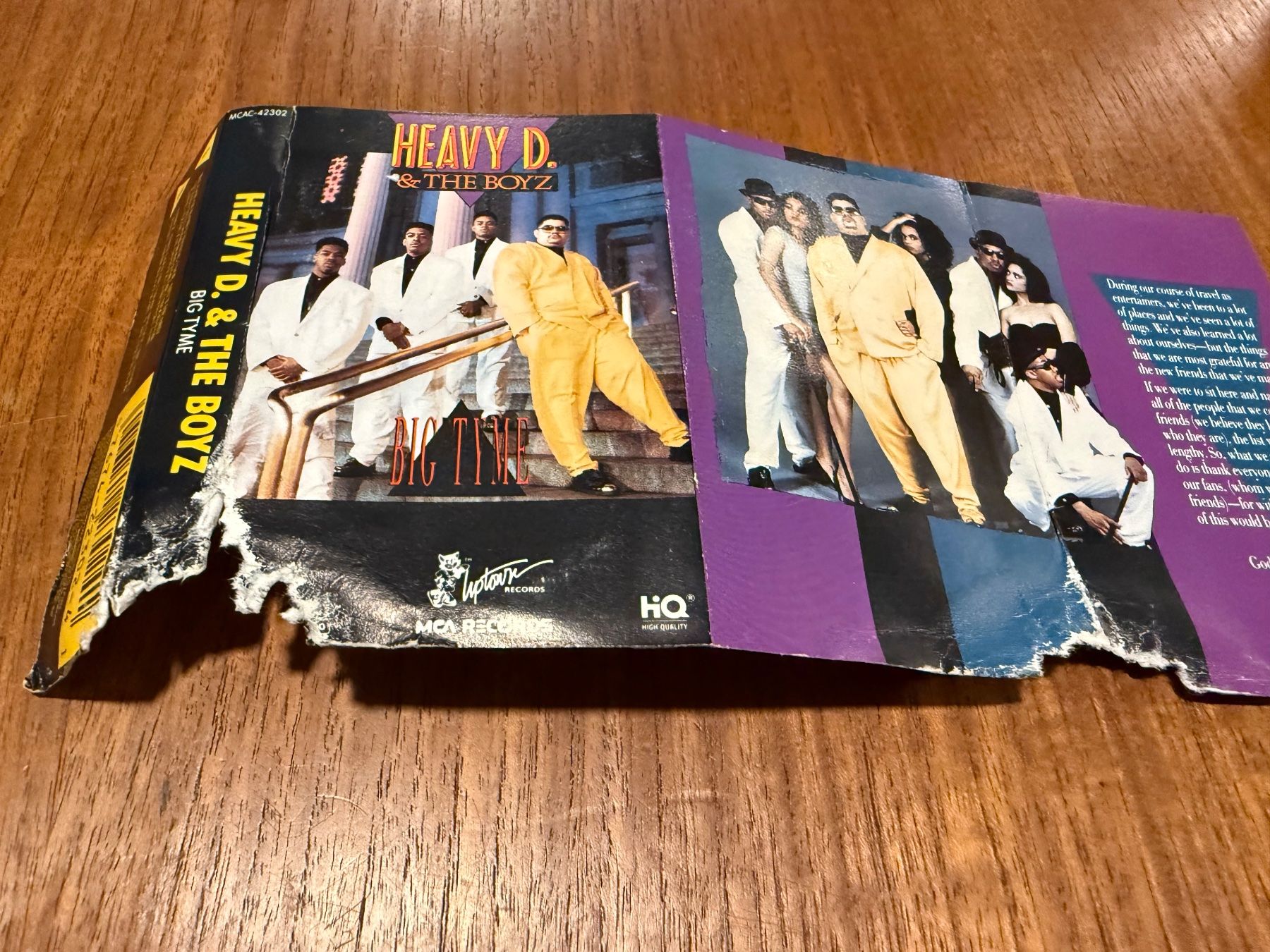 Musicassette: Heavy D & The Boyz - Big Tyme – Usato da Delémont venduto da cpop 2