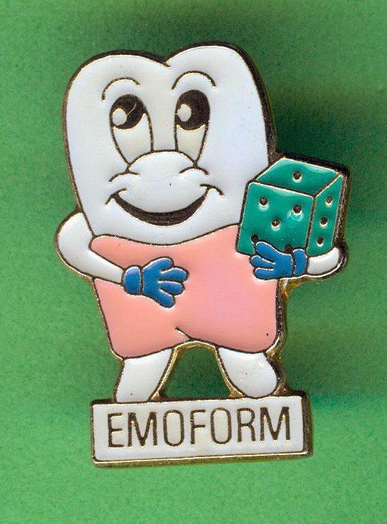 Plaketten & Abzeichen: EMOFORM  Zahnpasta – Gebraucht aus Winterthur von Sammleroase