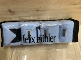 Felix Bühler Fleecebandagen, Set, Hellblau, Neu. Grösse WB