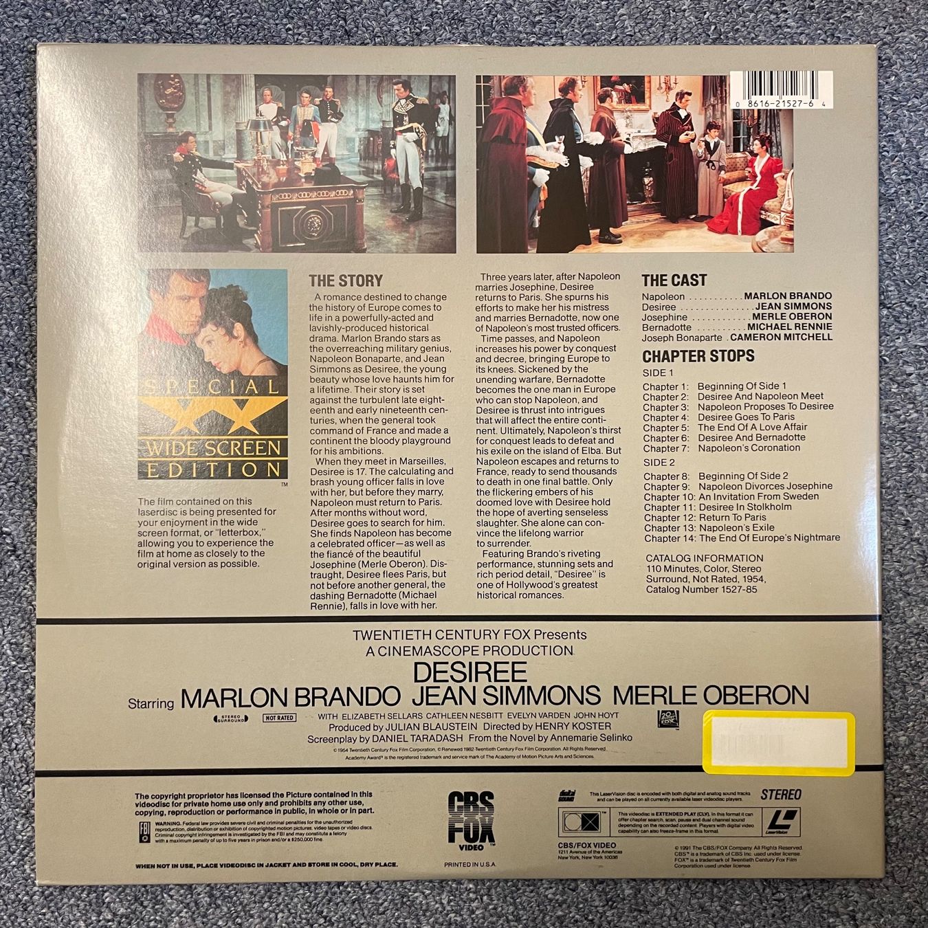 Alle DVDs: Desiree - LASER DISC - Englisch Orig. – Gebraucht aus Stans von Brode 1