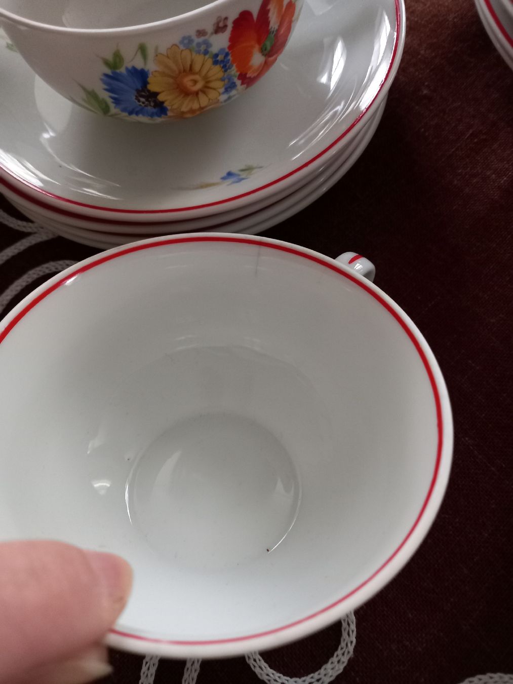 Set di piatti: Kaffeegeschirr Kornblumen – Usato da Aarburg venduto da chregi79 7