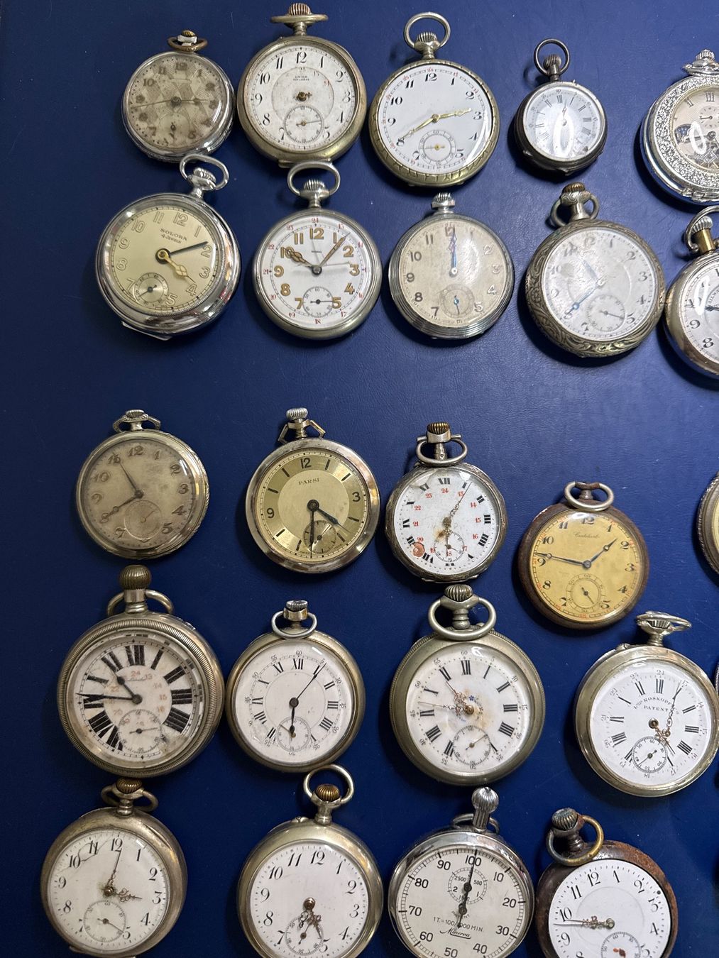 Orologi: Riesen Taschenuhren lot – Difettoso da Pfeffingen venduto da Allhandelklgwatches 1