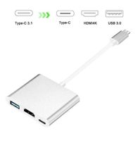 USB-C auf HDMI/USB/USB-C Hub Adapter MacBook, Laptop, PC