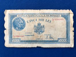 Romania 1944 - Rumänien - 5000 Lei