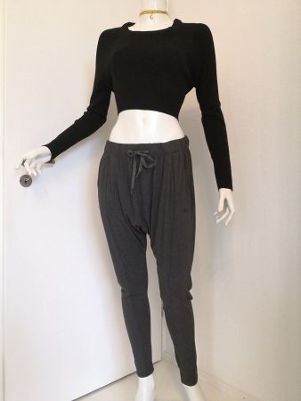 🤩MANGO YOGA-HOSE ANTRAZIT NEUWERTIG & D&G P.