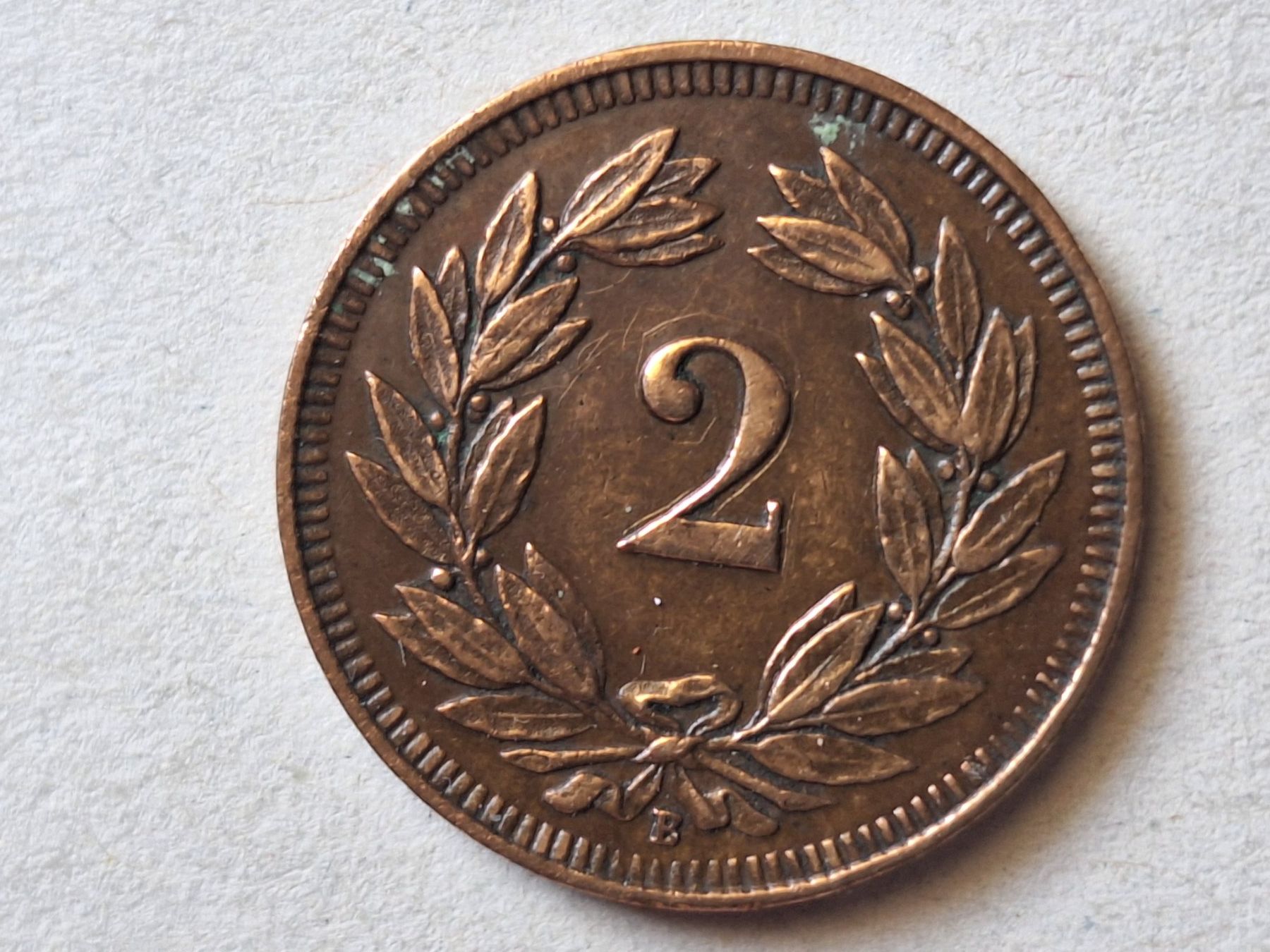 Tutti le monete: 2cts 1914  SS – Usato da Couvet venduto da zeze03 1