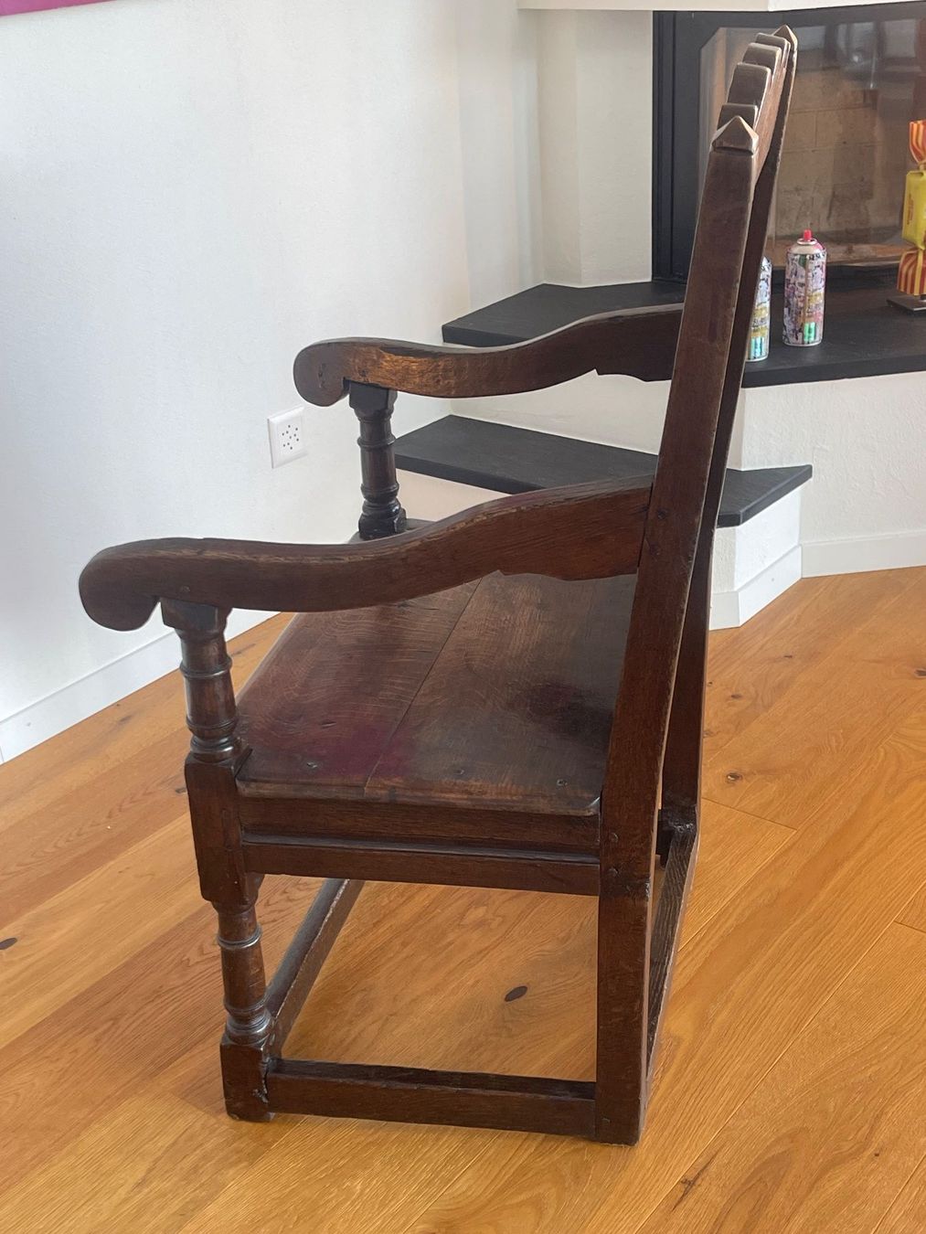 Sedie: Wainscot Chair England Eiche Antik um 1640 – Usato da Wollerau venduto da ruge2 2