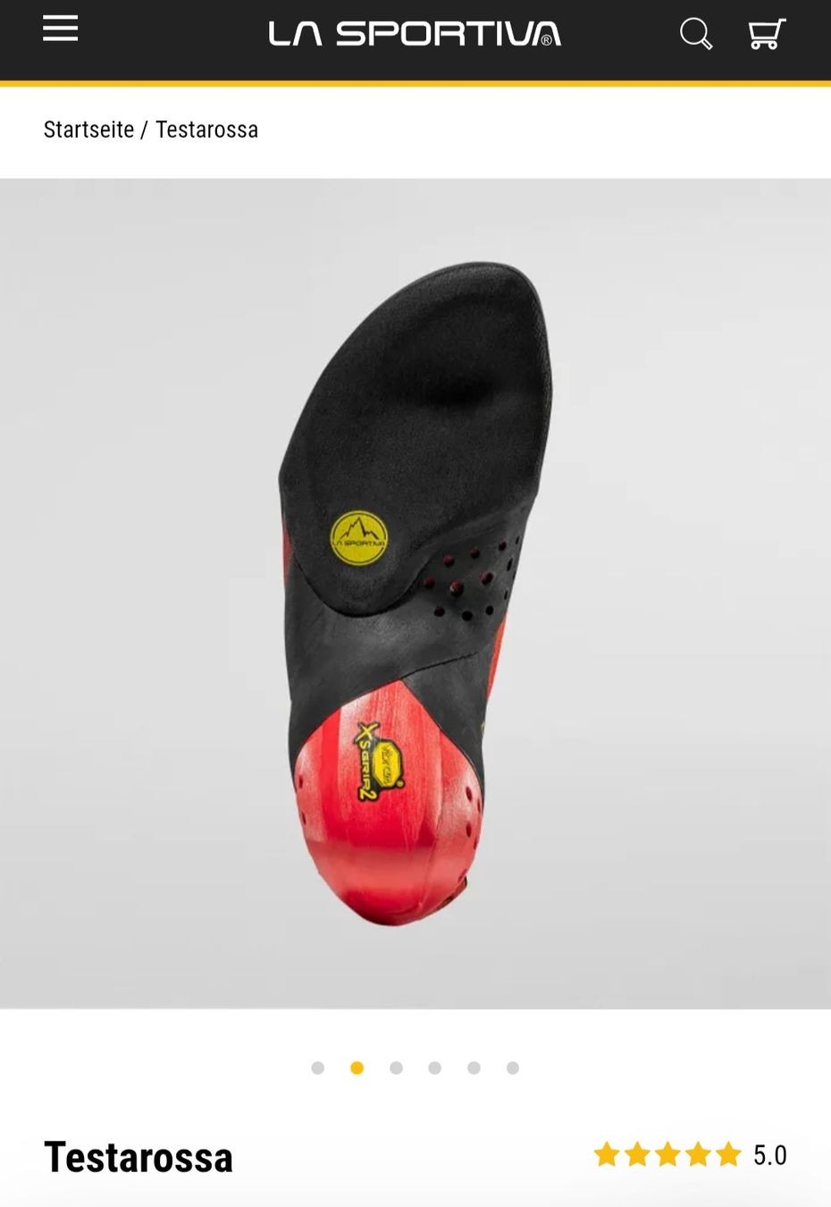 La Sportiva Herrenschuhe: La Sportiva Testarossa Kletterschuhe – Neu und originalverpackt aus Zürich von emanbaumi 1