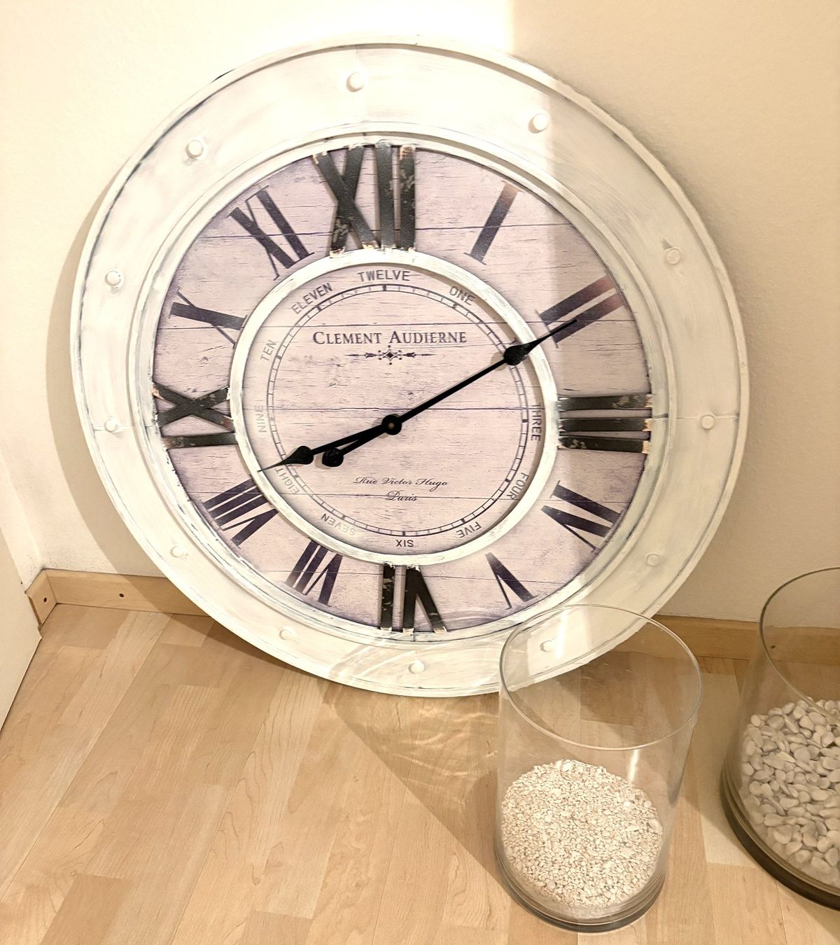 Alle Dekorationen: XXL Uhr - 80 cm Durchmesser mit 2 Windlichter – Neu (gemäss Beschreibung) aus Glattbrugg von Ariel012 4