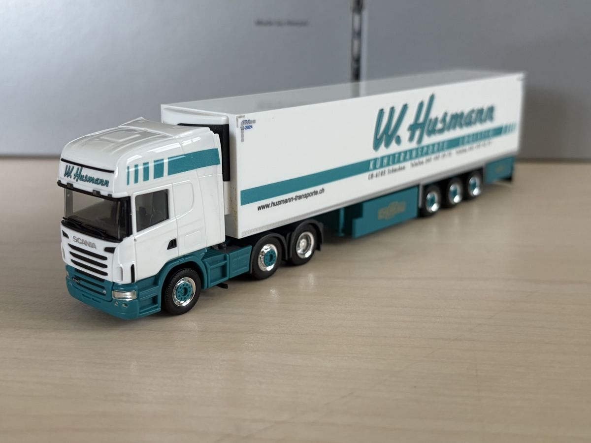 Herpa Voitures modèles: Scania R Topine 6x2 Husmann – Neuf (Voir description) à Felben-Wellhausen par Mobil01