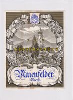 Etikette für Wein - Maienfelder Beerli /bd
