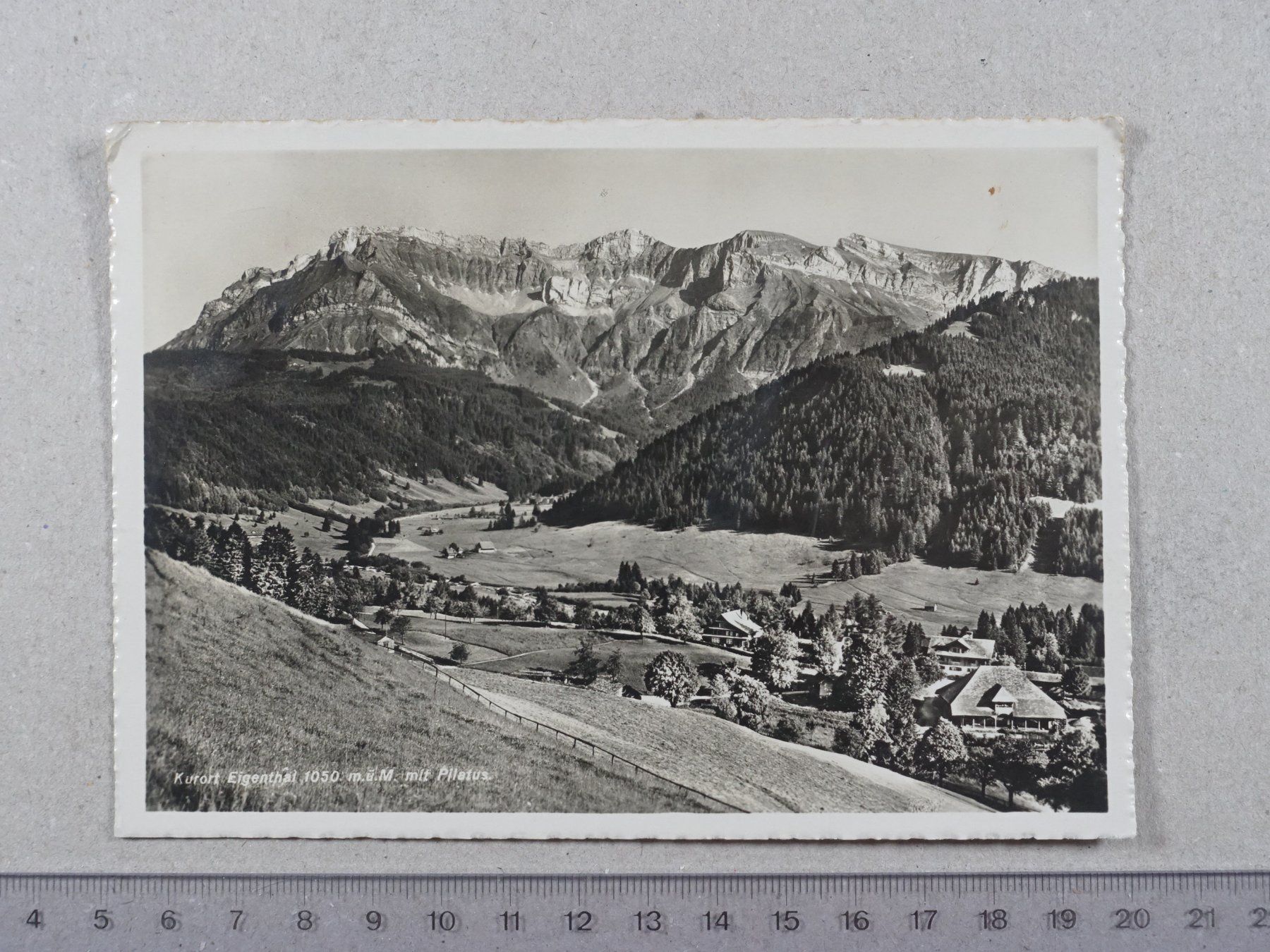 Ansichtskarten: Eigenthal, Pilatus, 1938 – Gebraucht aus Lenzburg von fh1